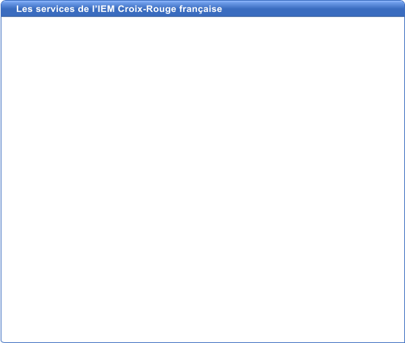 Les services de lIEM Croix-Rouge franaise